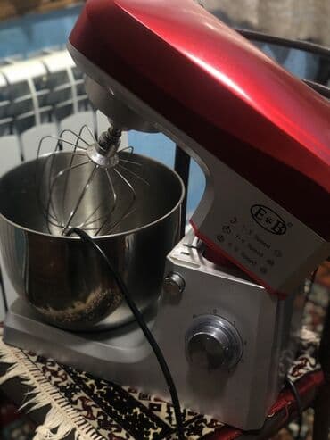 corek bisirme aparati: E•B stasionar mətbəx mikseri Yeni - Korpus: gümüşü-sz rəng — 4