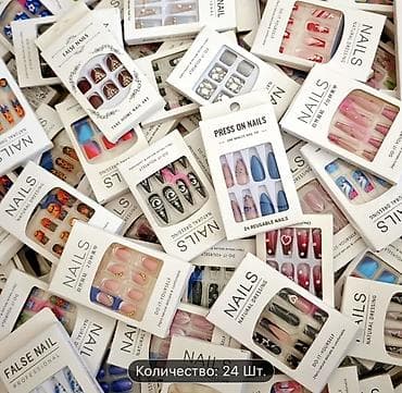 мини гвоздики: Məhsul: Press-on (yapışdırılan) dırnaq setləri Xüsusiyyətlər: - Hər — 1