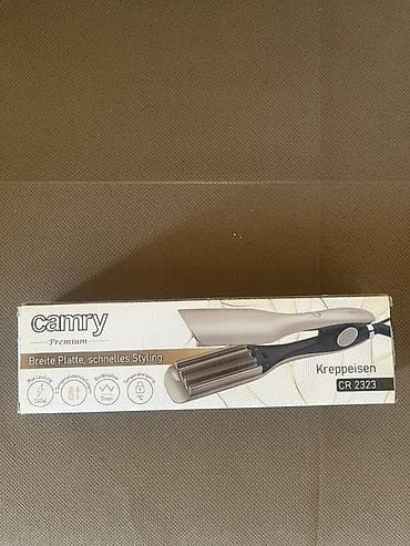 par utusu: Camry Premium CR 2323 saç üçün krepe (dalğa) ütüsü - Geniş lövhələr — 1
