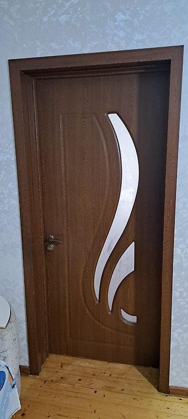 Mətbəx/otaq üçün dekorativ şüşəli qapı dəsti 3dənəsi 170 m.yaxşı — 7