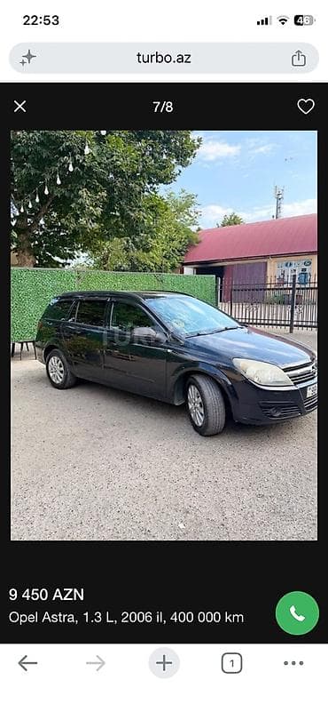 mini karavan: Opel Astra: 1.3 l | 2006 il Universal — 1