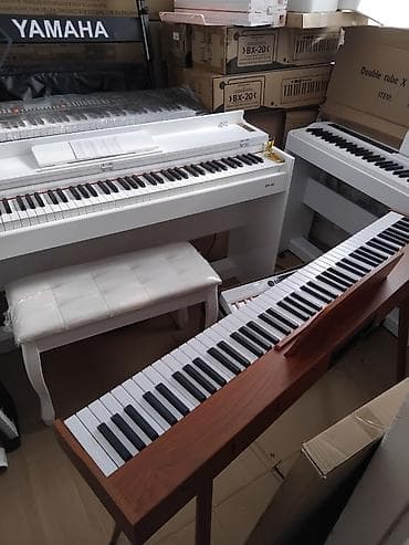 Elektro Pianino Qəhvəyi rəngli 88 klaviş tam oktava Pianino səslidir 4 — 2