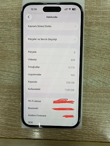balaca ayfon: IPhone 14 Pro, 256 GB, Deep Purple, Face ID — 4