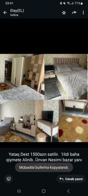 dolab aliram: İkinəfərlik çarpayı, Dolab — 1