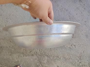 Alüminium süzgəc-ləyən (dərin) - Material: qalın alüminium - Forma