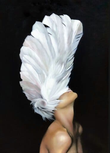 qadin sekilleri: 🖼️Tək tablo. 🌷Xanım portreti.🌷 👁️Kətan, yağlı boya. 💙Qiymətlər ölçü — 6