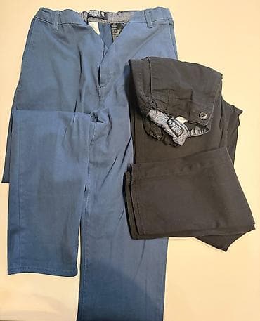 cins kombinzon: Kişi şalvarları dəsti - 2 cüt cins şalvar: orta və açıq mavi rənglər — 2