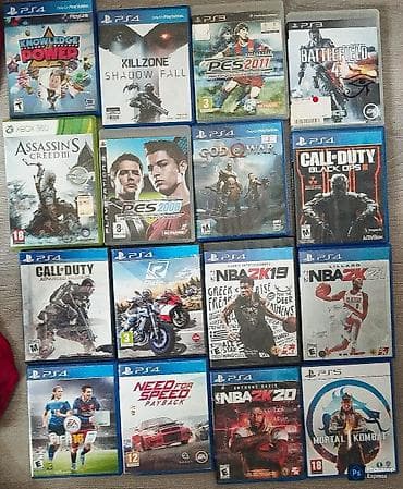 PS4, PS3, PS5 və Xbox 360 üçün orijinal disk oyunları kolleksiyası — 1