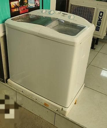 et masini: Paltaryuyan Beko 10 kq liq model 2 barabanli yuyub qurudan enerji — 1