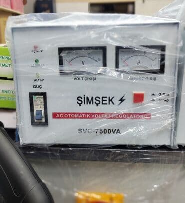 Yeni, Ev üçün, 1 faza, Gərginliy stabilizatoru, 150 V, Pulsuz çatdırılma, Rayonlara çatdırılma, Kredit var