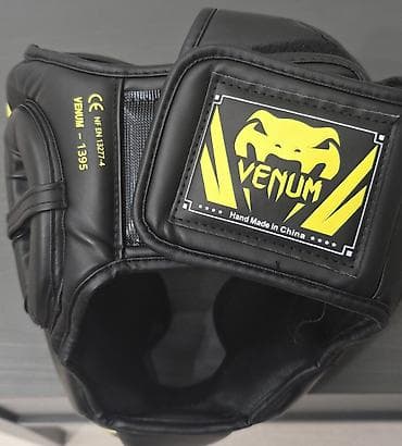 Dəbilqələr: Venum boks/kikboks baş qoruyucusu - Brend: VENUM - Rəng: qara-sarı - — 3