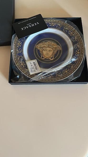 набор тарелок: Чайный набор, цвет - Синий, Фарфор, Versace — 2