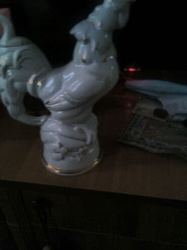 ваза стеклянная прозрачная высокая без узора: Большая статуэтка кувшн в отличном состоянии советских времён — 3