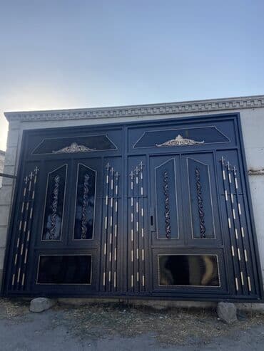 işləmiş dərvazalar: Yeni Dəmir Həyət darvazası, 3 m, Mexaniki, Qapı ilə, rəng - Qara, Kredit var, Ödənişli quraşdırma, Ünvandan götürmə, Ödənişli çatdırılma, Rayonlara çatdırılma — 17