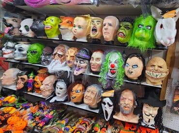 Hallowen maskaları Qorxulu maska Diqqət Çatdırılma bir gün ərzində