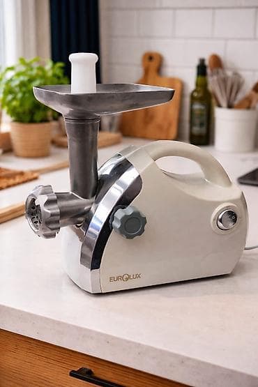 damla su filteri: Ət çəkən maşın Eurolux, 2000 Vt, Revers ilə, İşlənmiş — 1