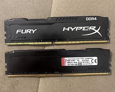 desk: DDR4 Kingston Fury 16gb (2x8gb) 2133Mhz HyperX Fury DDR4 yaddaş — 1