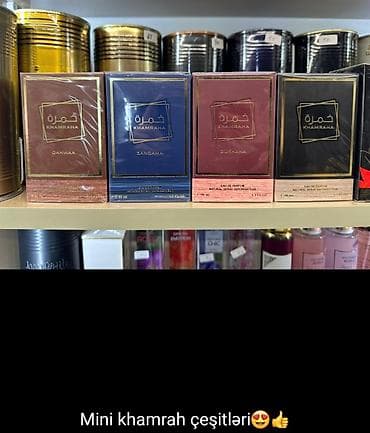 Mini Khamrah ətir kolleksiyası - Brend: Khamrah - Format: mini/eau de