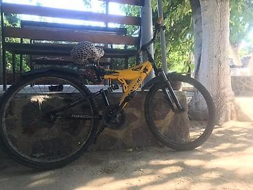 Dağ velosipedləri: Sarı rengli dağ velsoped tecli satilir pacenic deyşili pedal2 side — 3