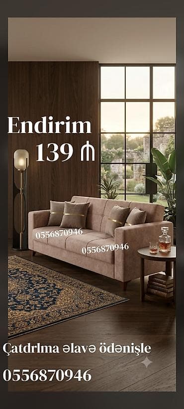 divan stolu: Divan, Yeni, Açılan, Bazalı, Parça, Ödənişli çatdırılma — 1