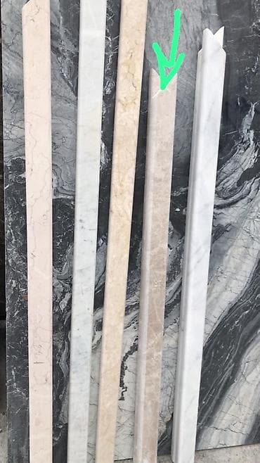 Mərmər plintus və künc-bəzək profilləri - Material: təbii mərmər - — 3