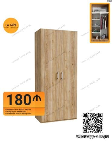 Açılan, 2 qapılı Düz dolab, Qarderob, paltar dolabı lalafo.az -da Açılan, 2 qapılı Düz dolab, Qarderob, paltar dolabı