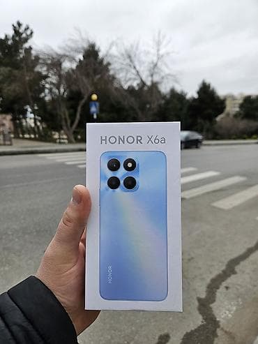 Honor X6a, 128 GB, rəng - Mavi, İki sim kartlı
