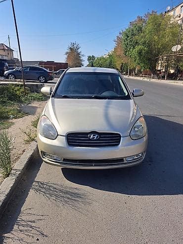bmw e39 arxa stop: Hyundai Accent sedan - Kuzov: 4 qapılı sedan, rəngi şampan/qızılı - — 9