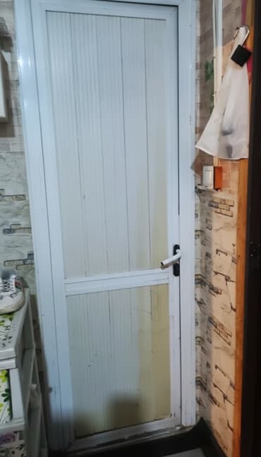 hamam qapı: Plastik (PVC) qapı – daxili məkanlar üçün - Material: ağ rəngli — 1