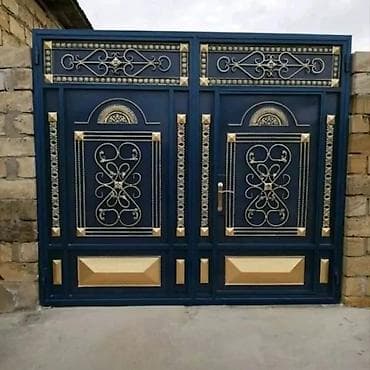 Перила: İstədiyiniz ölçüdə demir Qapi ve darvazalar sifarişlə — 3