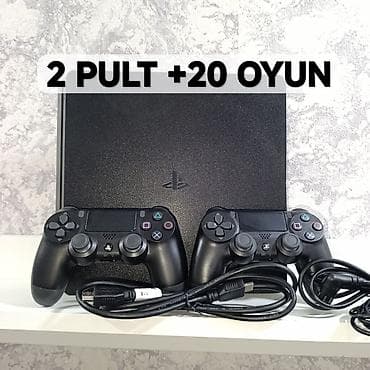 PS4 slim 1tb əla vəziyətdə, plombu üzərində, 2 pult +20 oyun Metrolara lalafo.az -da PS4 slim 1tb əla vəziyətdə, plombu üzərində, 2 pult +20 oyun Metrolara