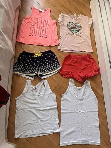 pampers 4: Qız uşağı üçün yay geyim dəsti – 6 parça Tərkib: - 1 ədəd çəhrayı — 1