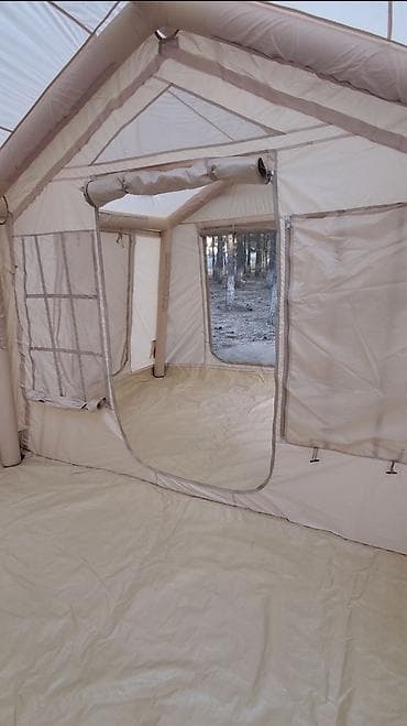 ev tipi çadır: UNP 10 nəfərlik şişmə karkaslı kamp çadırı - Ölçü: 400 x 300 x 220 sm — 5