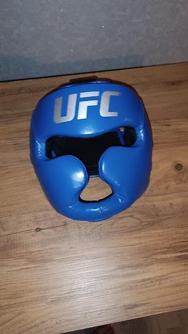 boks kaska: Mavi rəngdə MMA/Tay-boks üçün tam qoruyucu dəst Dəst tərkibi: - Baş — 2
