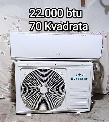 3 AYİN KONDİDİONERİ EVROSTAR 70 Kvadrata 22.000 btu. Frion R 410