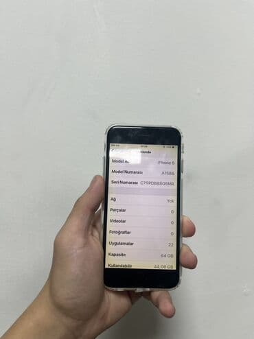 iphone 6 plus ikinci el: IPhone 6, 64 GB, Qara, Barmaq izi — 2