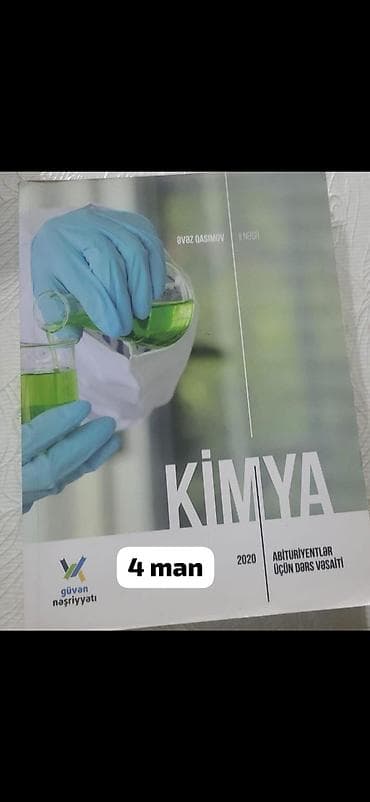 Satılır: kitablar 1) Kimya – Abituriyentlər üçün dərs vəsaiti - — 1
