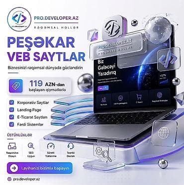 Xidmətlər: Veb saytların hazırlanması | Hosting — 2