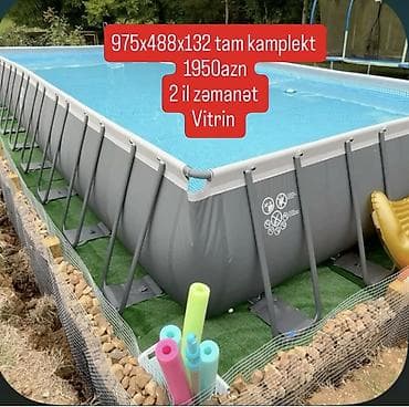 sta su baseni: İsdifadə olunub super vəziyətdədir! 975x488x132 Usd örtuy Pilləkan — 1