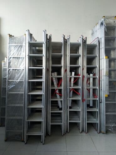 Alüminium nərdivanlar - Material: yüngül və davamlı alüminium