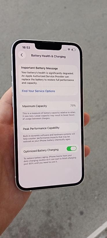 iphon 6 plus: IPhone 13, 128 GB, Ağ, Face ID — 3