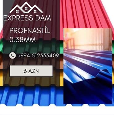 profnastil qiyməti: Profnastil, Dam üçün, Ödənişli quraşdırma, Zəmanətli, Kredit yoxdur — 1