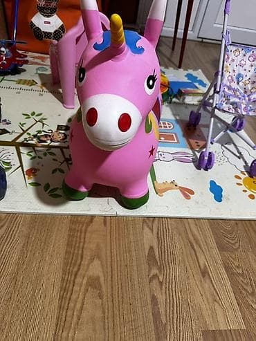 Uşaq üçün şişmə-atlama oyuncağı – Unicorn dizaynı - Parlaq çəhrayı lalafo.az -da Uşaq üçün şişmə-atlama oyuncağı – Unicorn dizaynı - Parlaq çəhrayı