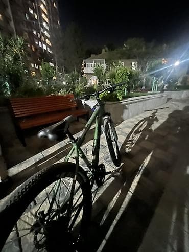 Cross marka dağ velosipedi - Çərçivə: yüngül alaşımlı, yaşıla çalan — 3