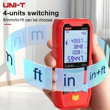 Yeni Lazer məsafə ölçən, Rəngli displey, Tripod girişli, Hesablama funksiyalı, Rayonlara çatdırılma, Ünvandan götürmə, Pulsuz çatdırılma, Kredit yoxdur lalafo.az -da Yeni Lazer məsafə ölçən, Rəngli displey, Tripod girişli, Hesablama funksiyalı, Rayonlara çatdırılma, Ünvandan götürmə, Pulsuz çatdırılma, Kredit yoxdur