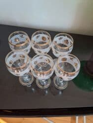 xurusdal qablar: Qədəhlər, rəng - Bej, Şüşə, 6 ədədli dəst, Azərbaycan — 3