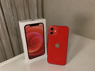 IPhone 12, 128 GB, Qırmızı, Face ID