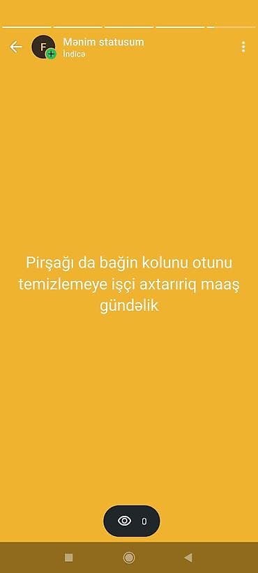 Pirsaxıda bağ sahəsində kol və otların təmizlənməsi üçün işçi
