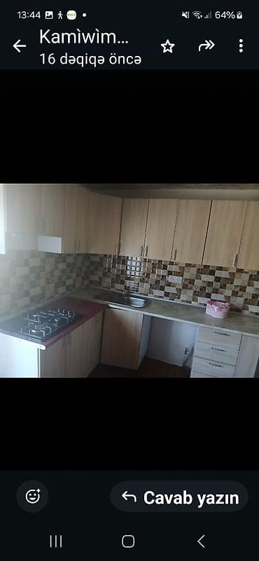 2 əl mətbəx mebeli: Mətbəx mebeli dəsti - Künc yerləşimli dizayn: yuxarı və aşağı — 3