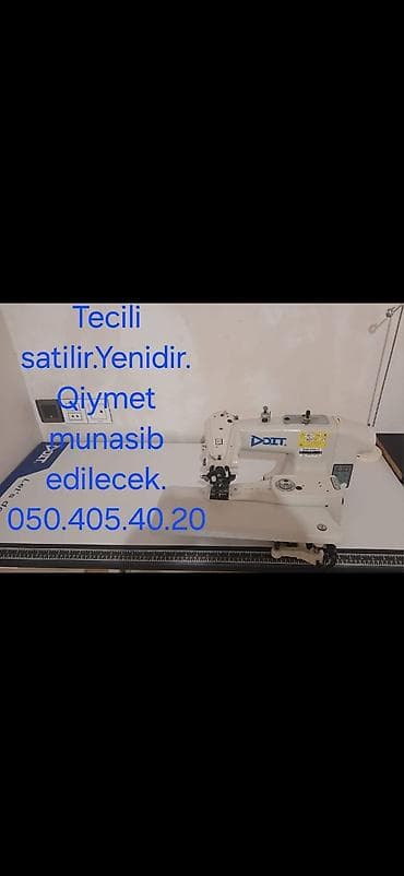 et masini: Peşəkar tikiş maşını – DOLT (sənaye tipli) Xüsusiyyətlər: - Sənaye — 1